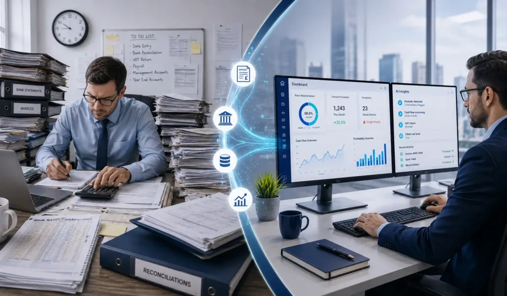 AI in Accounting: The Complete 2026 Guide for UK Accounting Firms 3 From Paperwork to Automated Insights