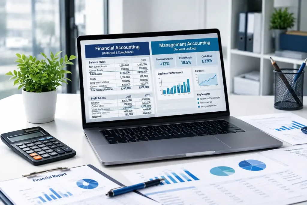 Management Accounting vs Financial Accounting