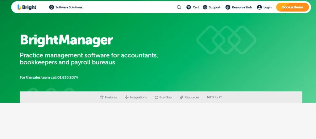 Practice Management Software for Accountants & Bookkeepers: A UK Guide 4 bright manager