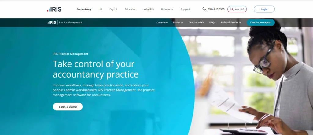 Practice Management Software for Accountants & Bookkeepers: A UK Guide 2 iris