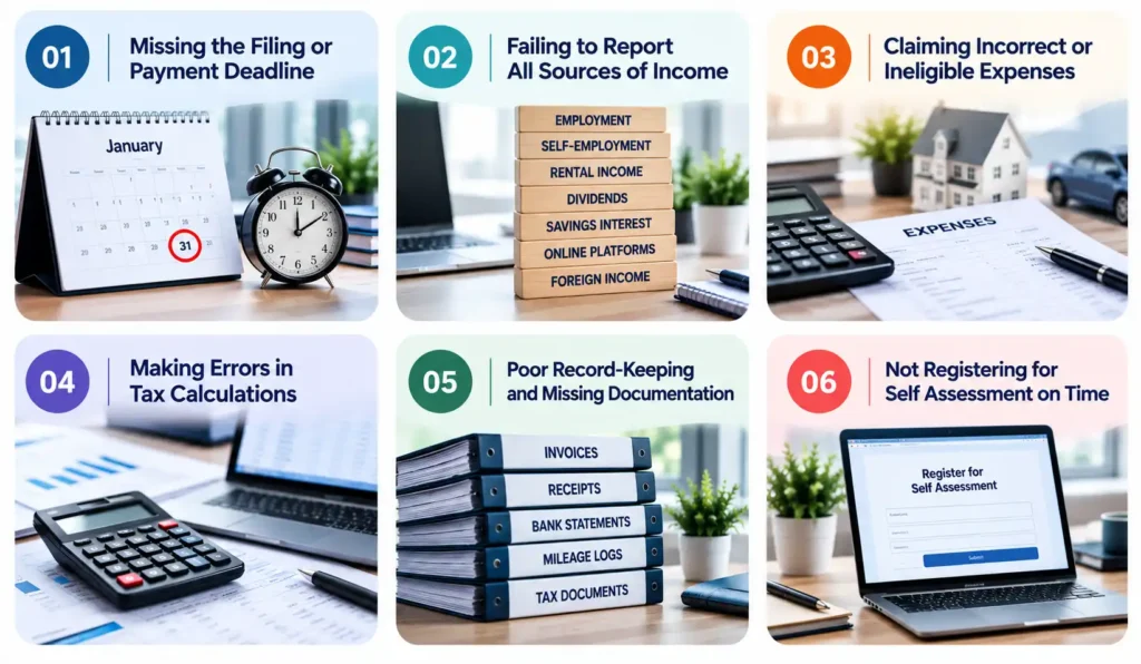 Six Common Tax Filing Mistakes